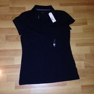 NWT Arizona Black Uniform Polo Shirt L